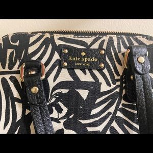 Kate Spade Leather & Canvas Bag